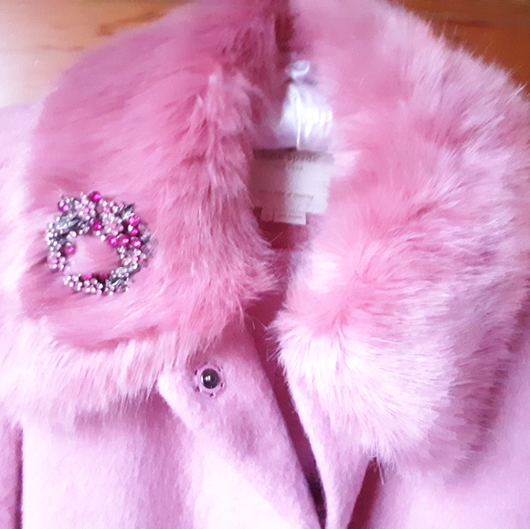 Kate Spade Pink Wool Swing Coat Price is firm - Picture 4 of 14